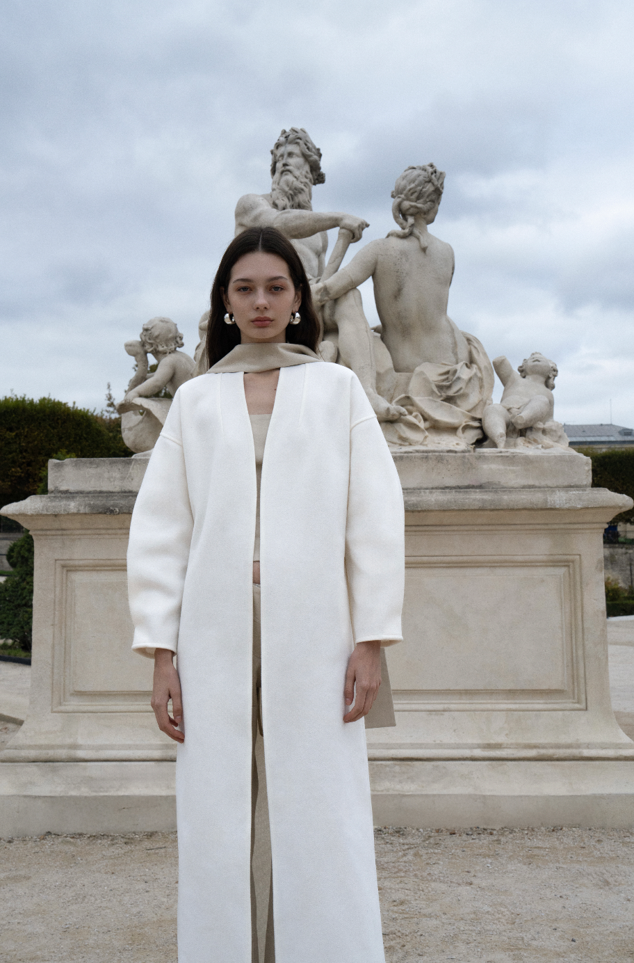 White Wool Coat