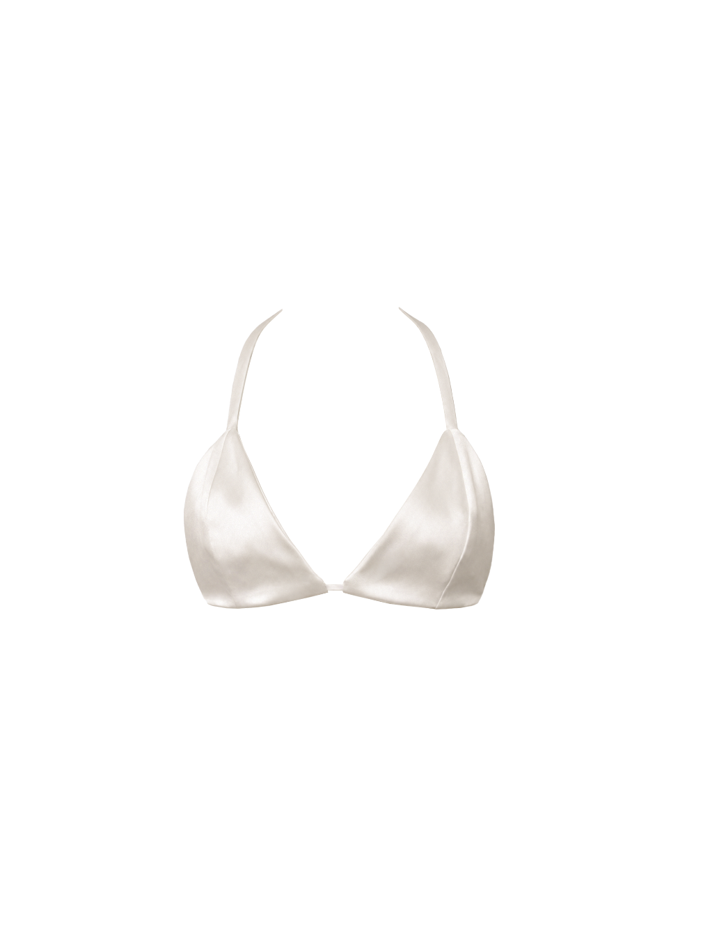Creme Satin Bralette