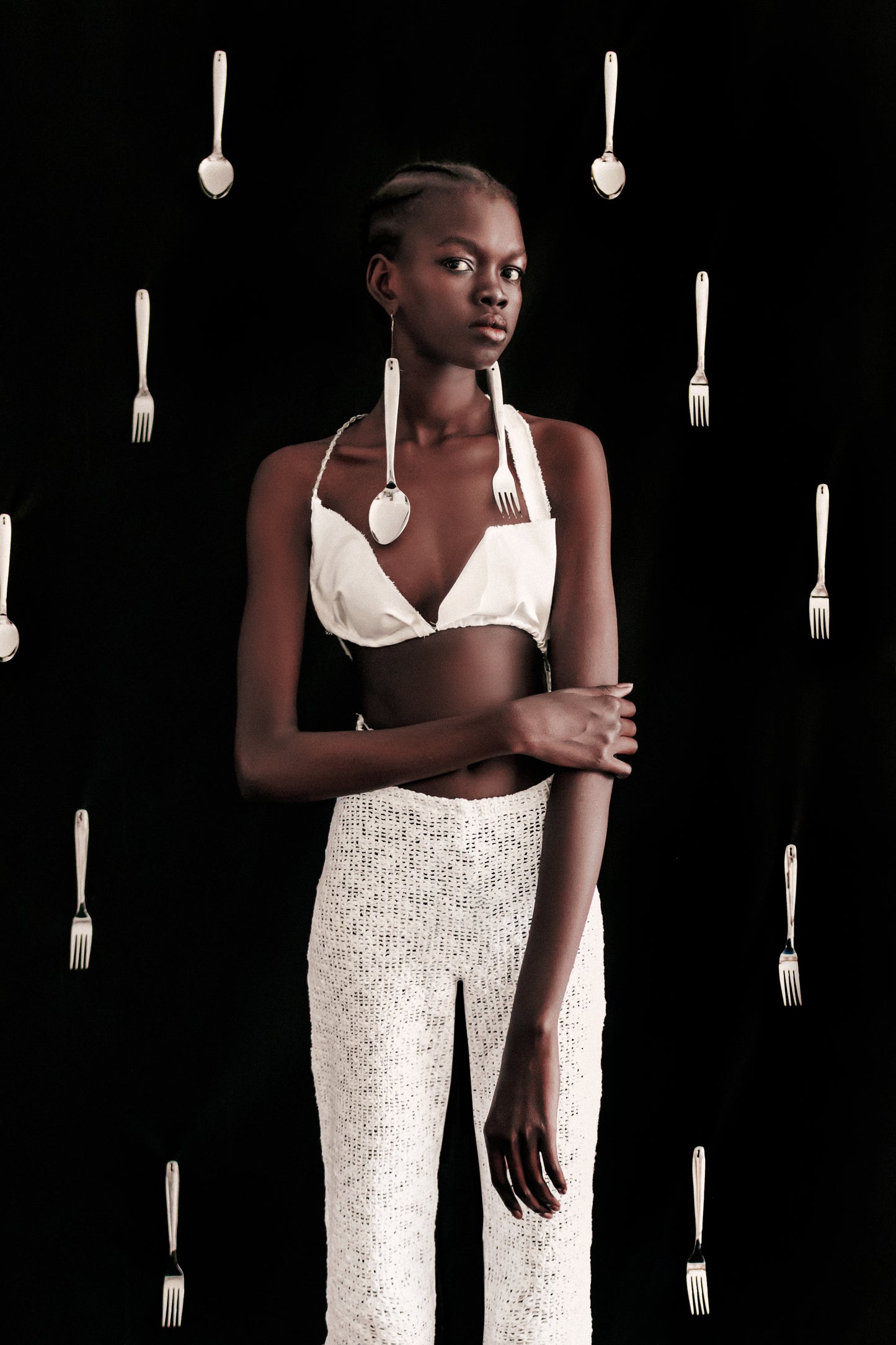 Ivory White Metal Top