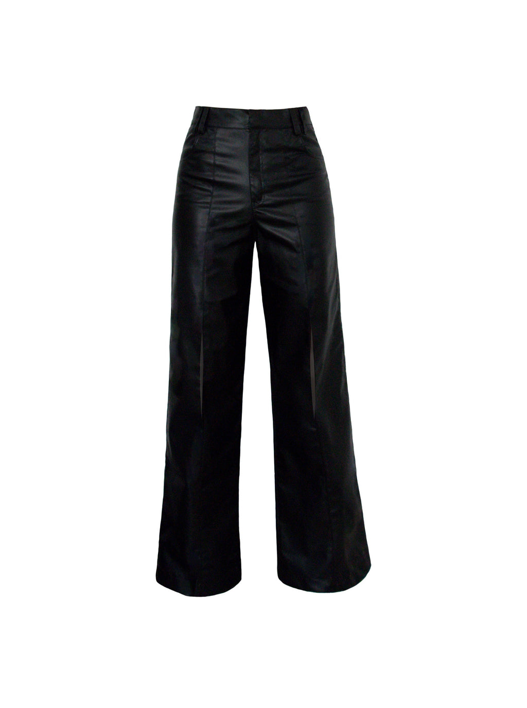 Faux Black Leather Pants