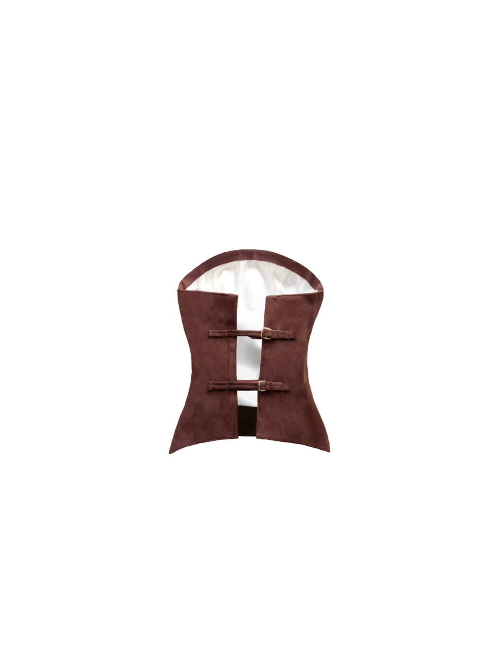 Brown Suede Corset