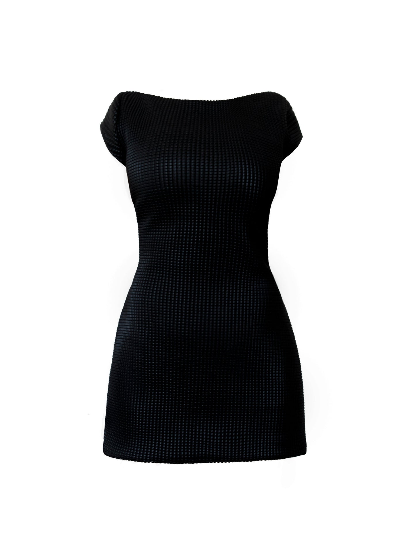 Black Leather Mini Dress