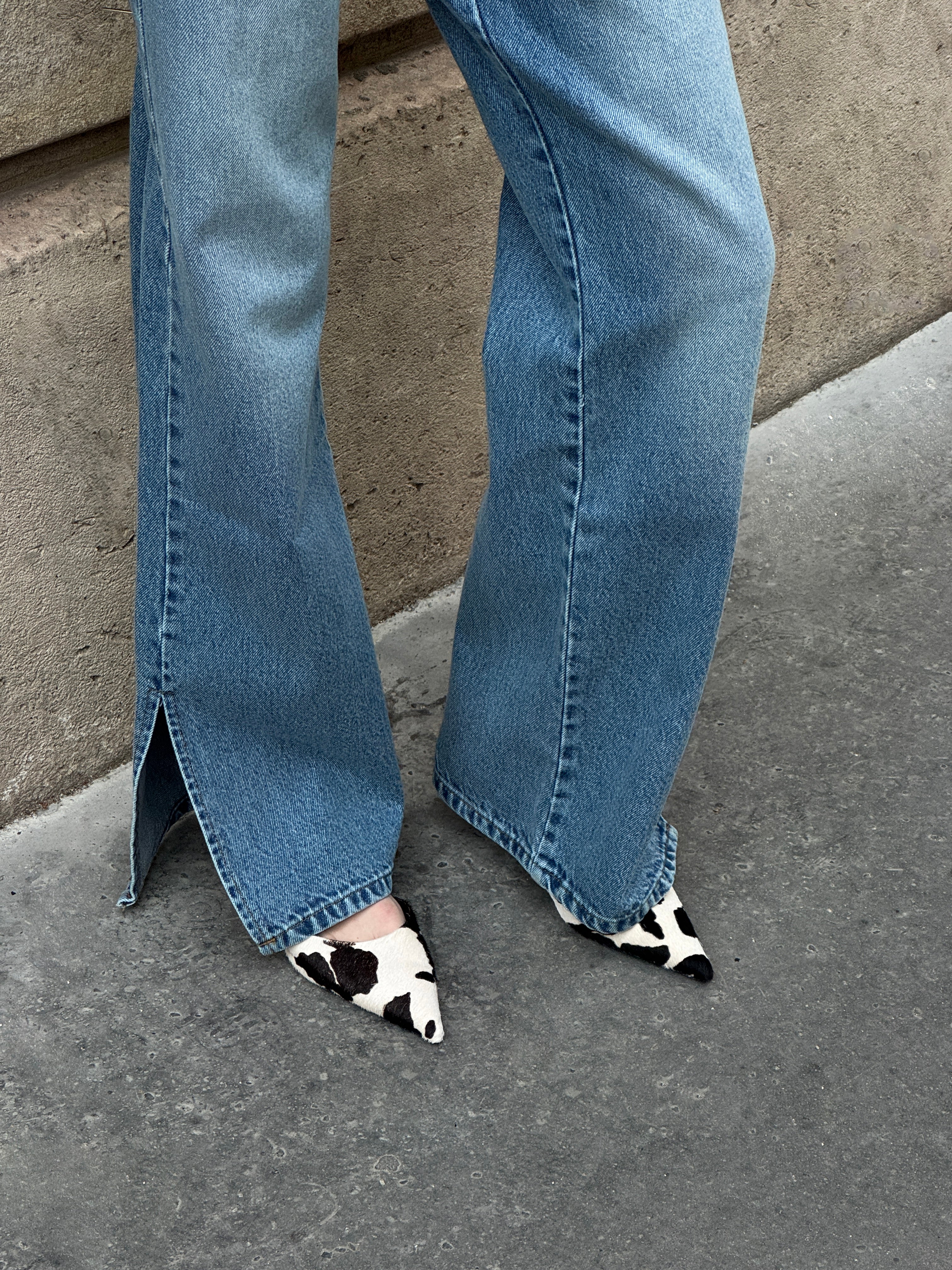 Pocket Embossed Denim