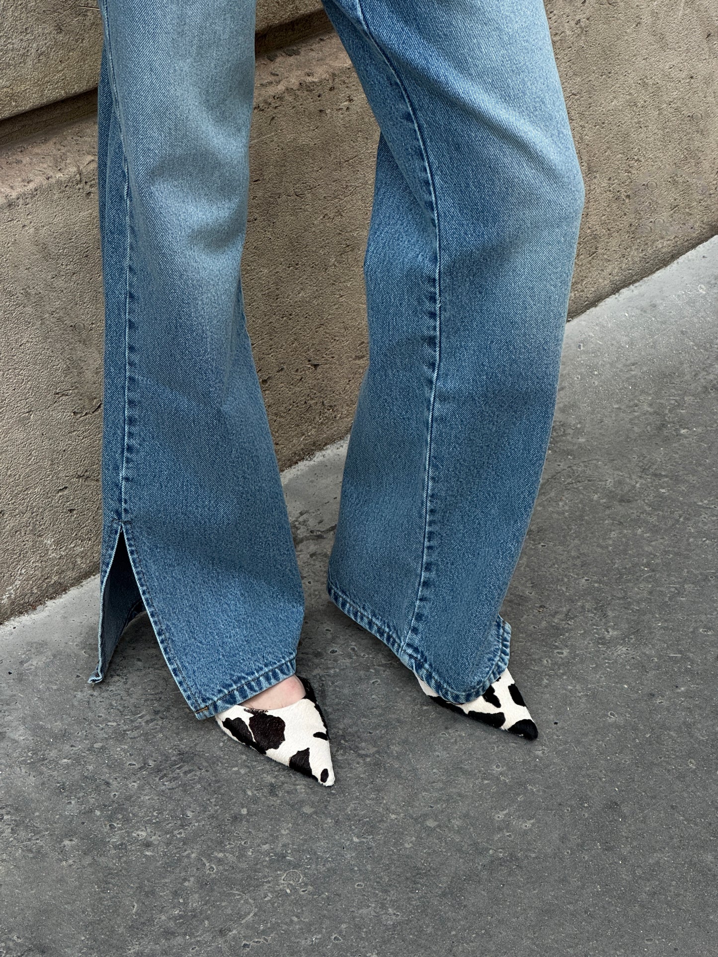 Pocket Embossed Denim
