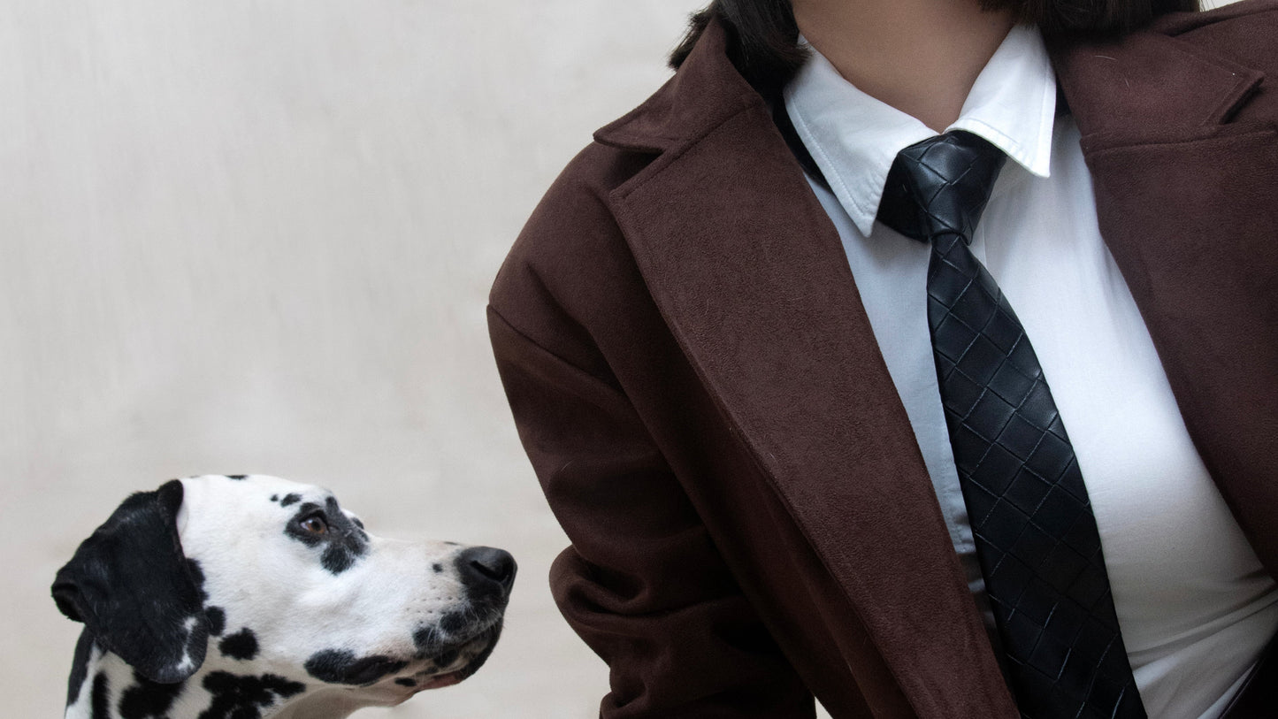 Brown Suede Coat