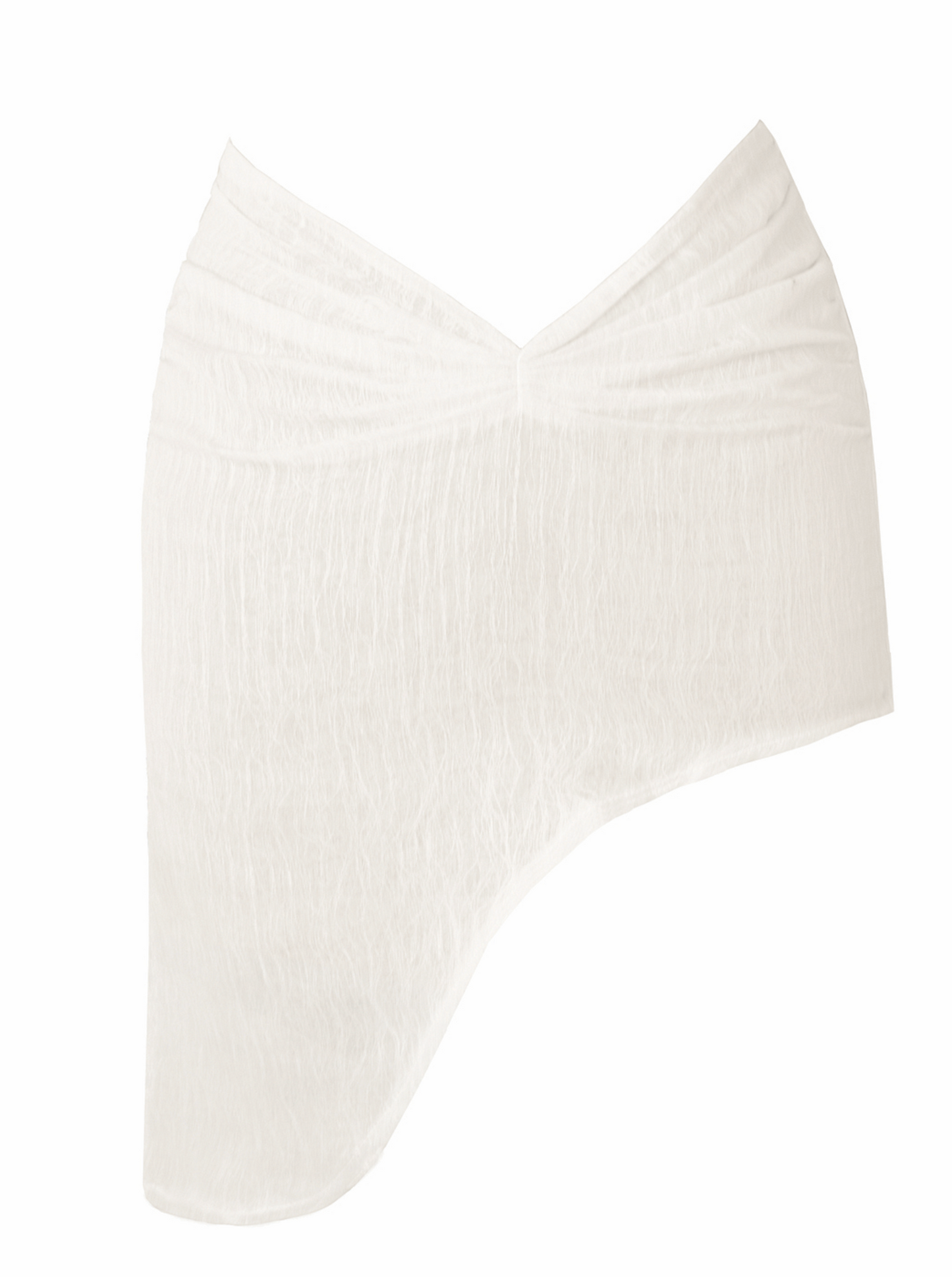 White Chiffon Skirt