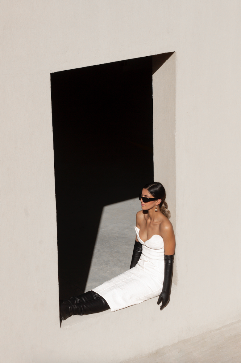 Black Leather Gloves