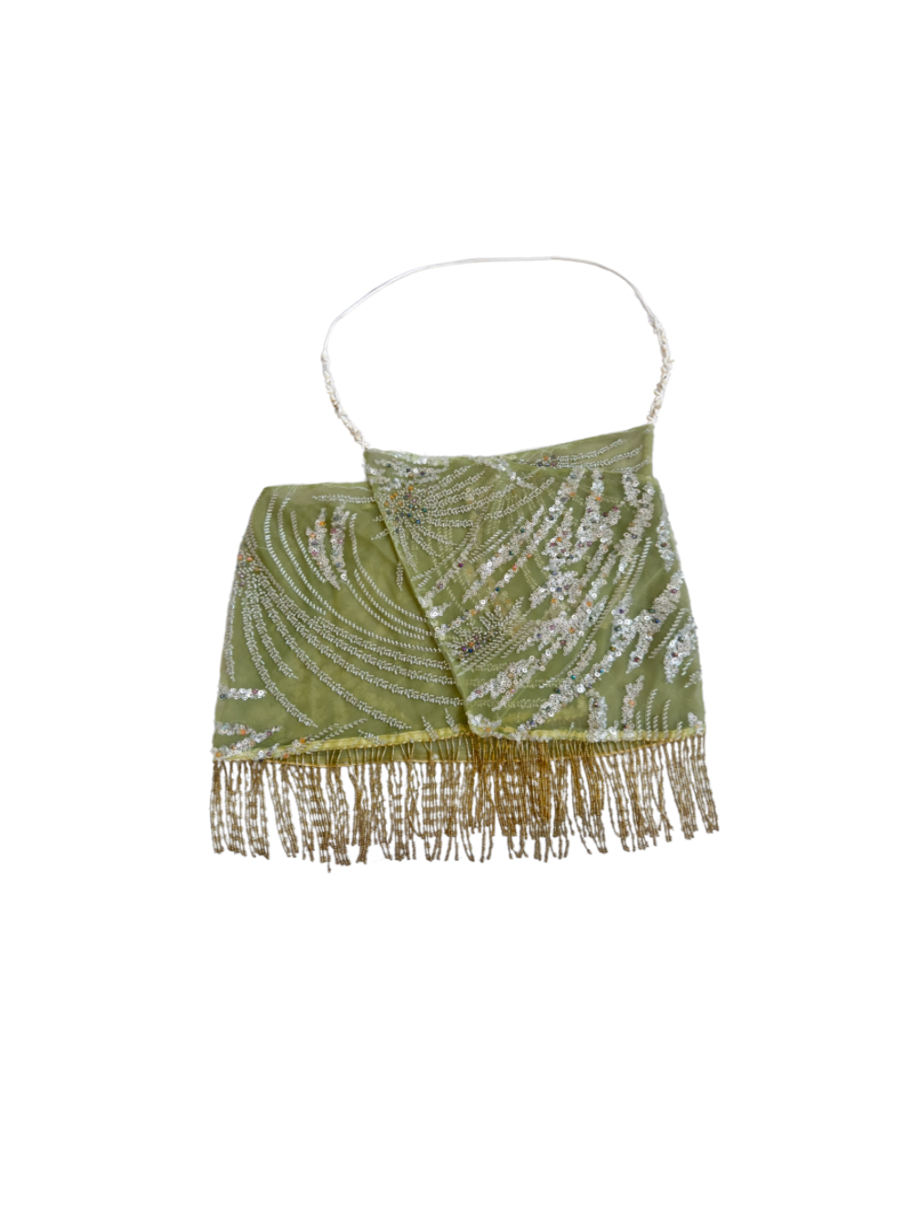 Green Sequin Skirt