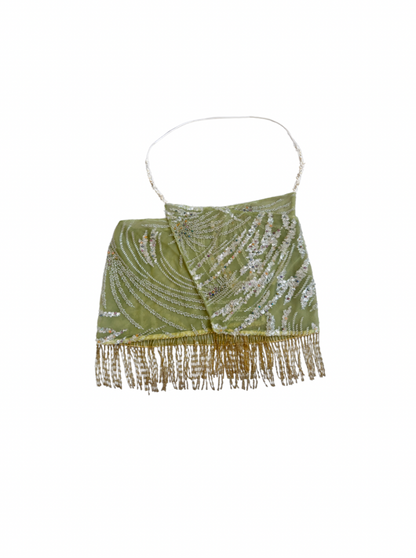 Green Sequin Skirt