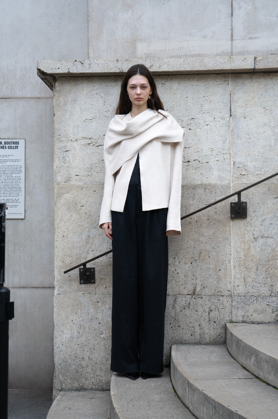 Black Tailored Corset Pants