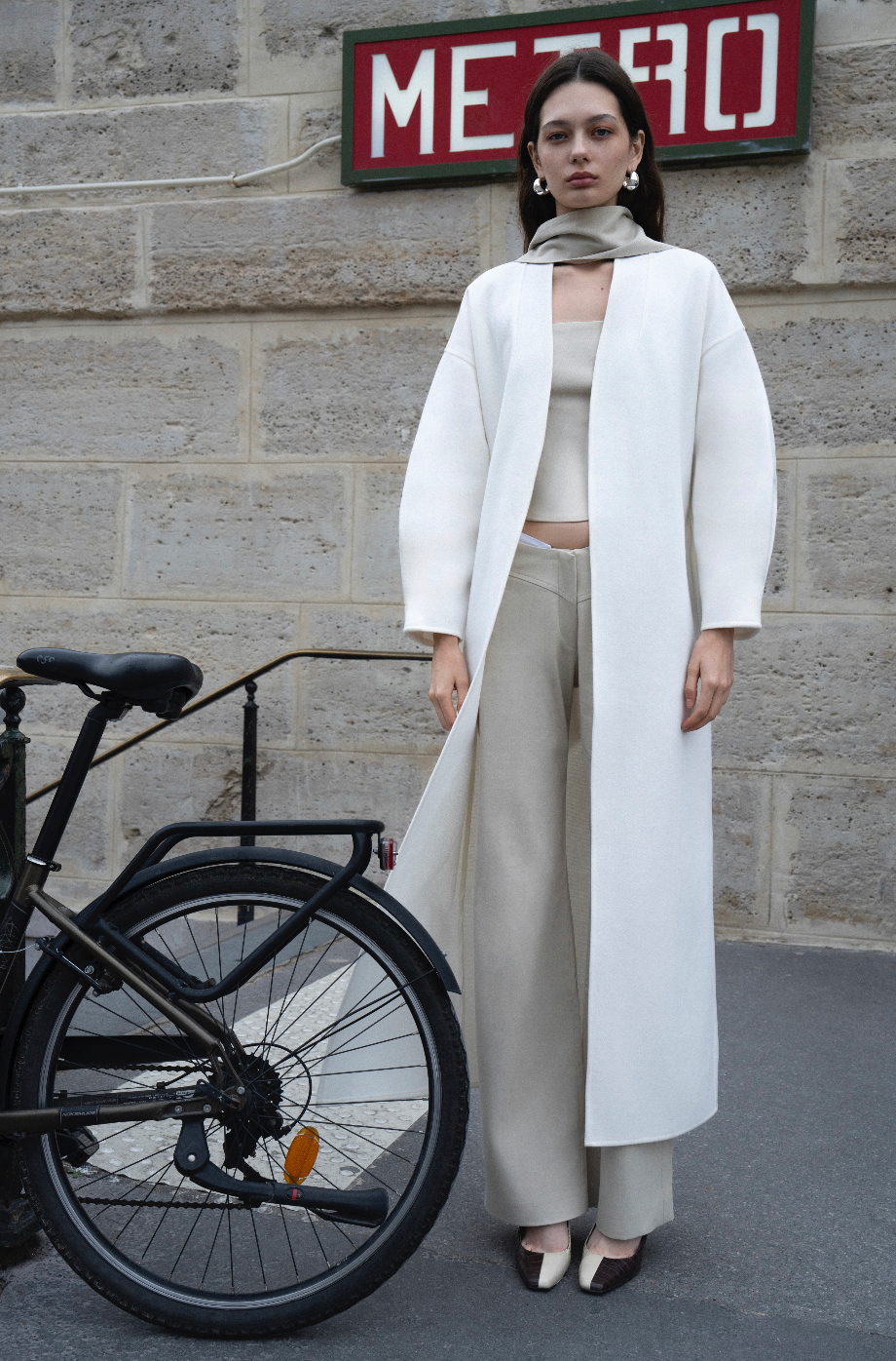 White Wool Coat