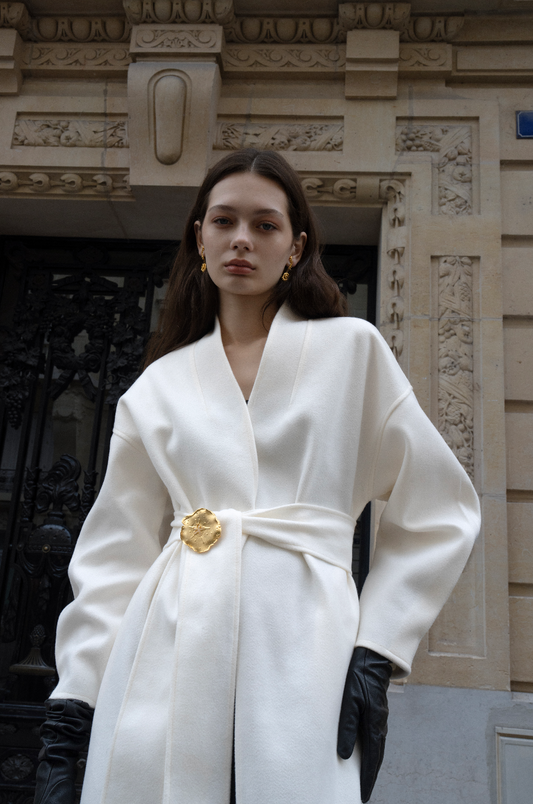 White Wool Coat