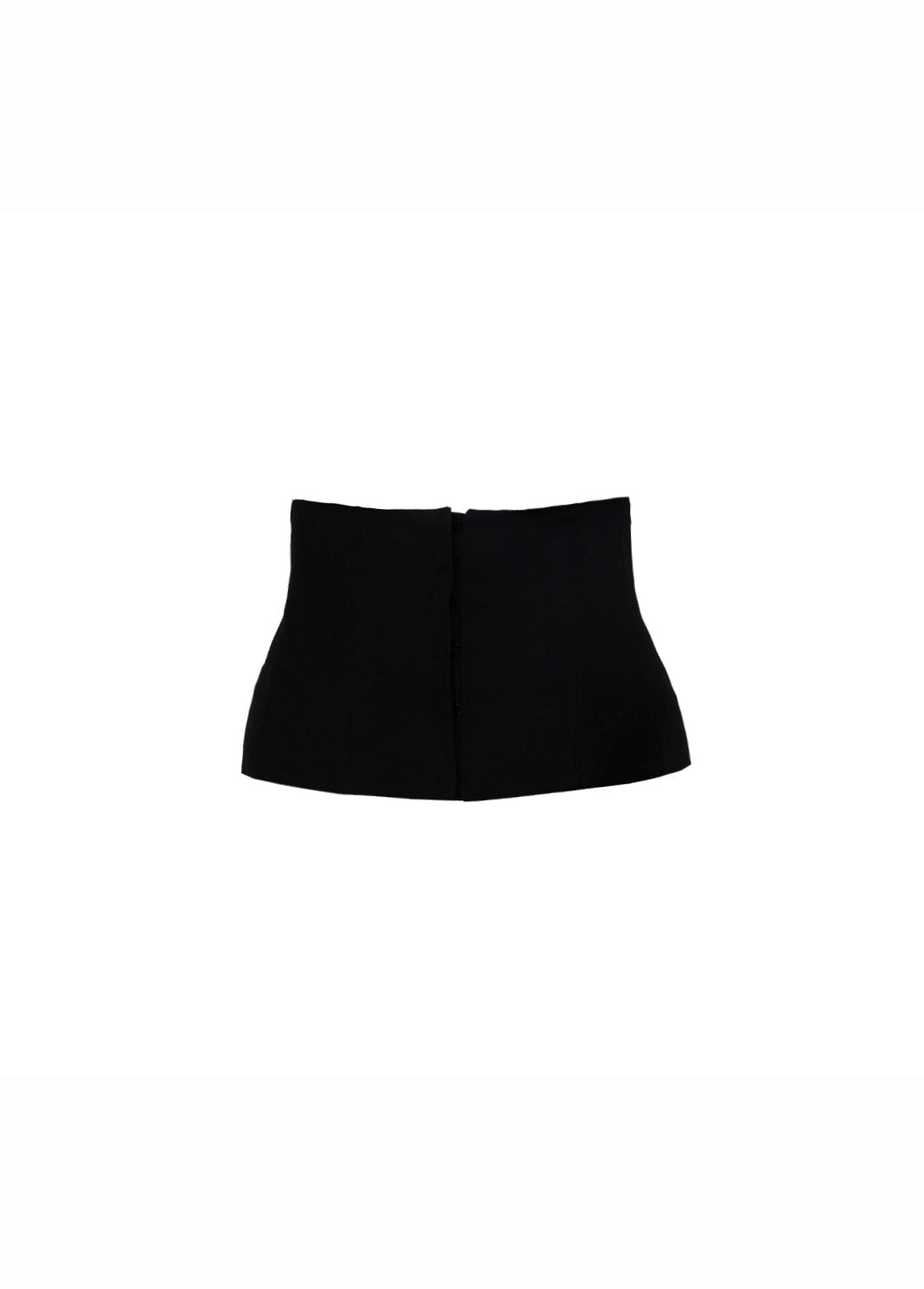 Black Tailored Corset Pants