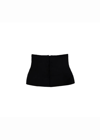 Black Tailored Corset Pants