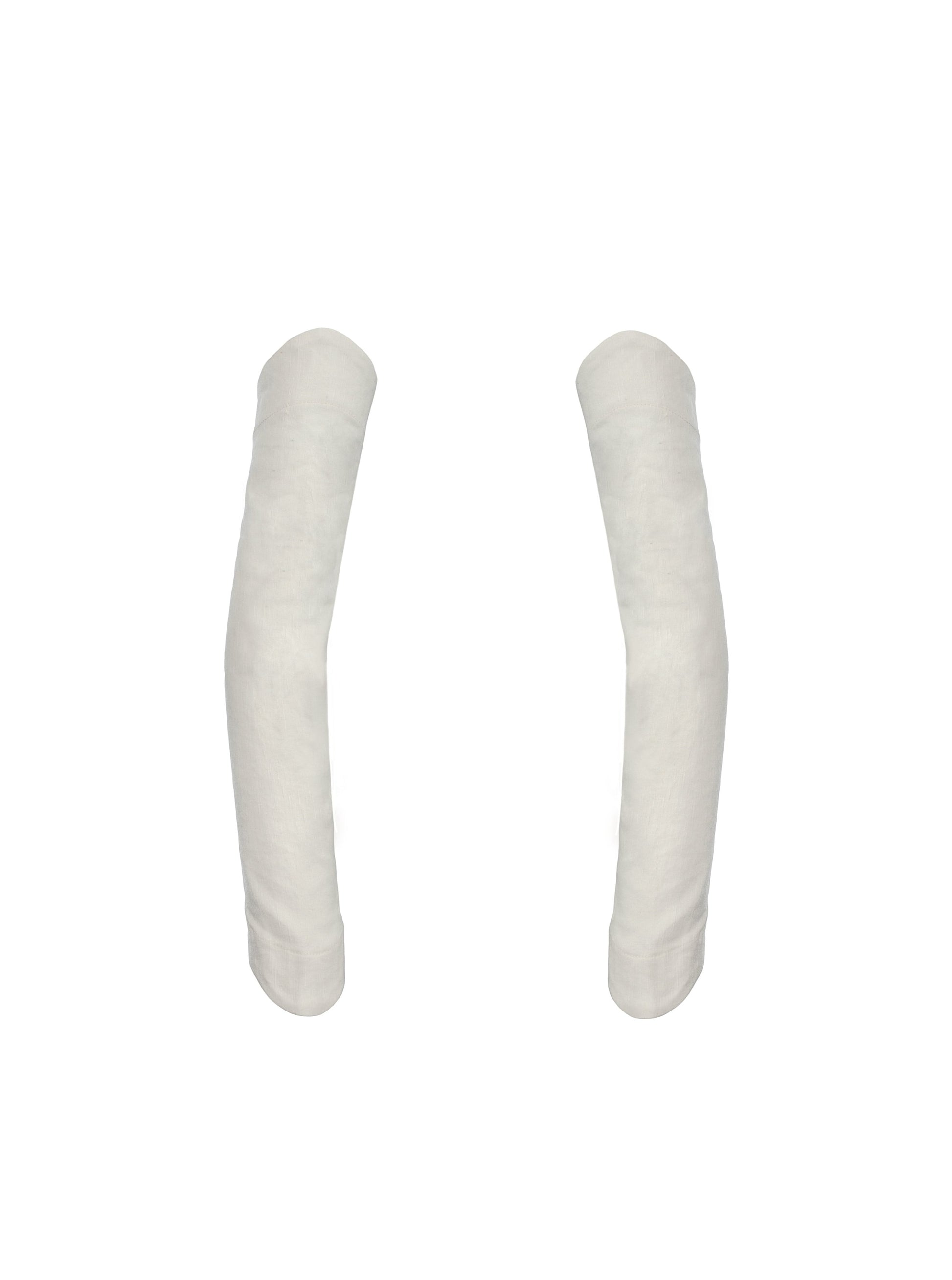 Nude linen arm sleeves 