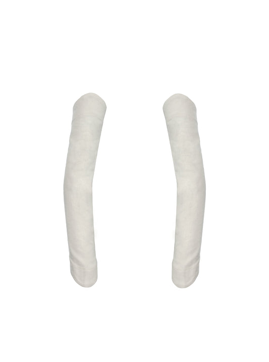 Nude linen arm sleeves 